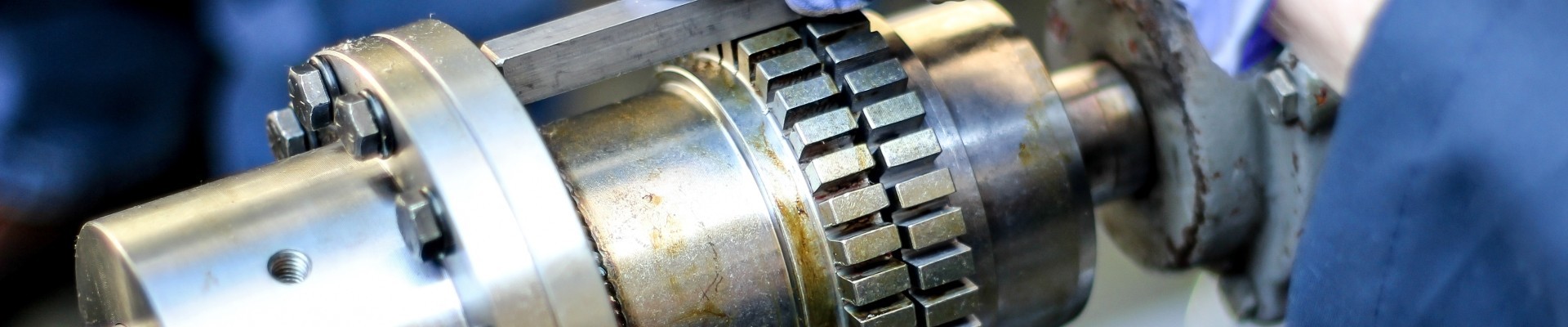 Grid coupling installation showing alignment