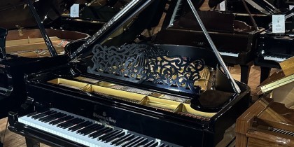 Restored Steinway Sons Model A Baby Grand Piano Black SP35756 1